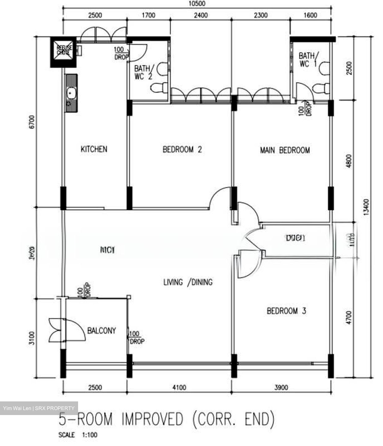 Blk 644 Yishun Street 61 (Yishun), HDB 5 Rooms #552027571